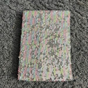 NWT colorful Sequin artist notebook